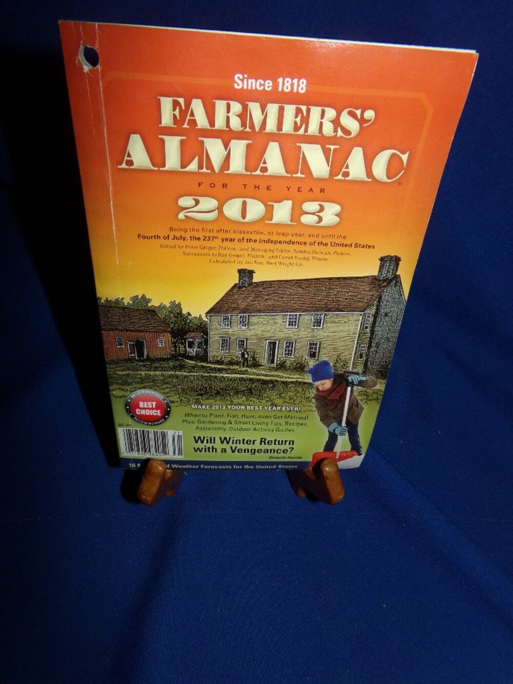 Vintage Farmer's Almanac 2013 - Farmer's Almanac Publishing (2013, Softcover)